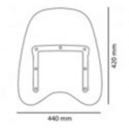 YAMAHA SR 125 (SR125) 96'-01' CHOPPER PUIG YAMAHA SR 125 (SR125) 96'-01' CHOPPER PUIG